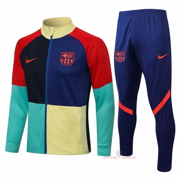 Maillot Om Pas Cher Nike Survêtements Barcelona 2021 2022 II Bleu Vert Rouge