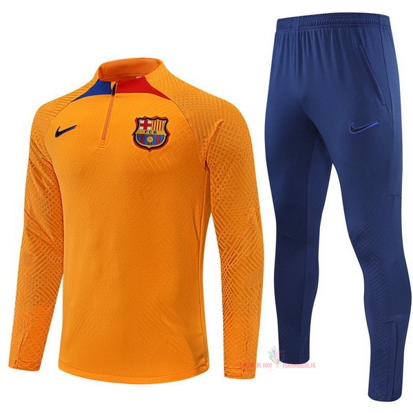 Maillot Om Pas Cher Nike Survêtements Barcelona 2022 2023 Orange I Bleu