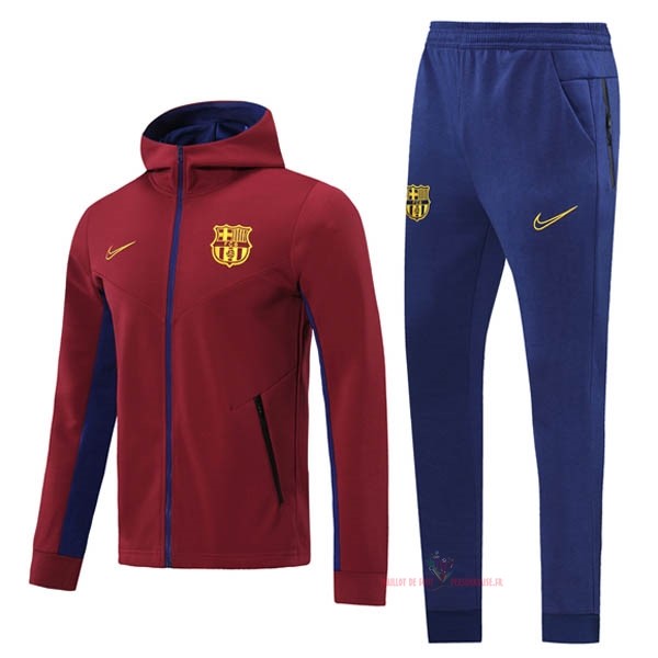 Maillot Om Pas Cher Nike Sweat Shirt Capuche Barcelona 2020 2021 Bordeaux Bleu