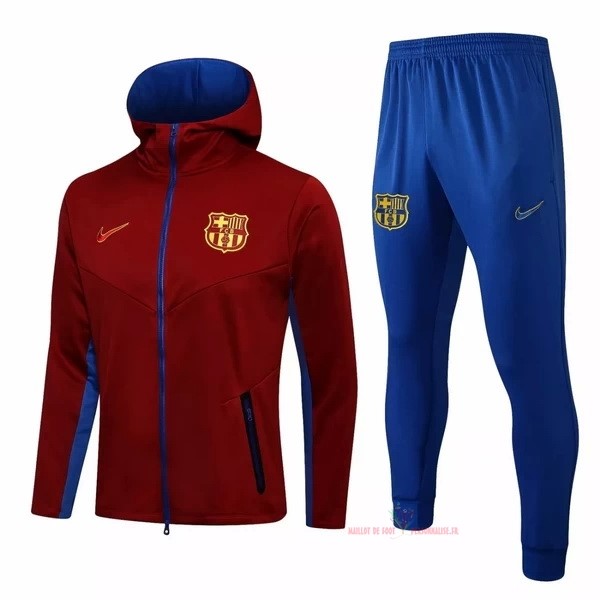 Maillot Om Pas Cher Nike Chaqueta Con Capucha Barcelona 2021 2022 Bordeaux Bleu
