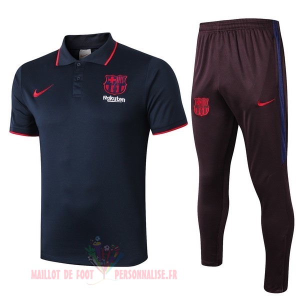 Maillot Om Pas Cher Nike Ensemble Polo Barcelona 2019 2020 Bleu Marine Borgona