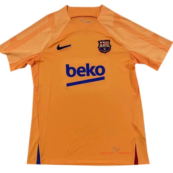 Maillot Om Pas Cher Nike Entrainement Barcelona 2021 2022 I Orange