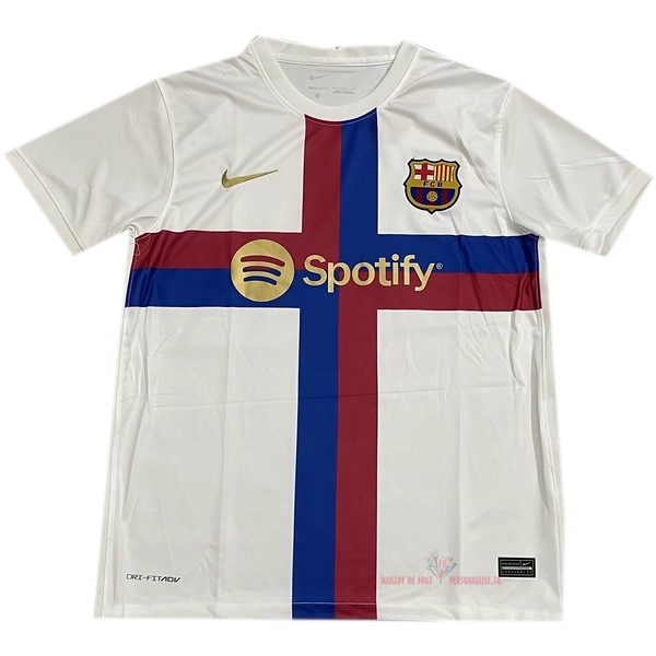 Maillot Om Pas Cher Nike Exterieur Maillot Barcelona 2022 2023 Blanc