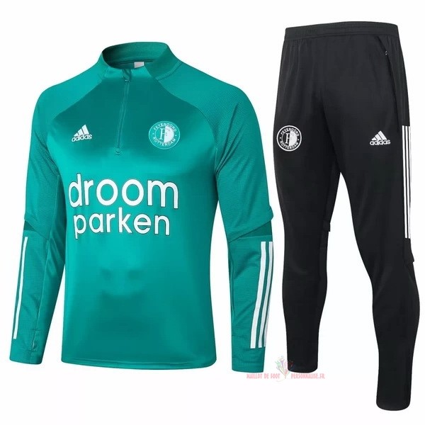 Maillot Om Pas Cher adidas Survêtements Feyenoord Rotterdam 2020 2021 Vert Noir