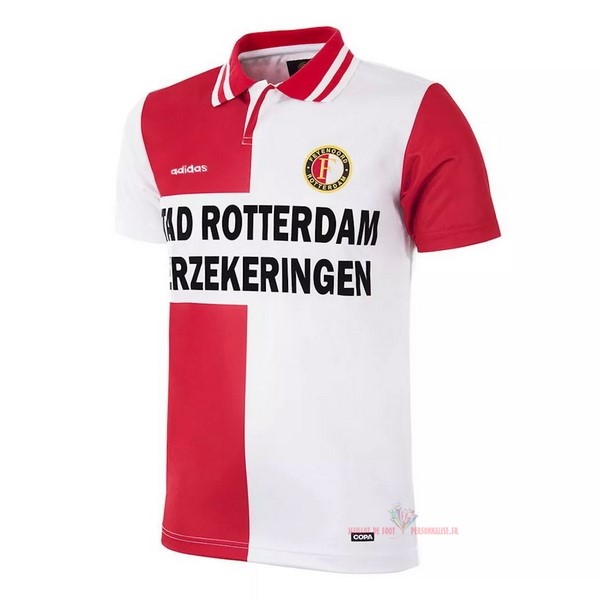 Maillot Om Pas Cher adidas Domicile Maillot Feyenoord Rotterdam Rétro 1995 Rouge Blanc