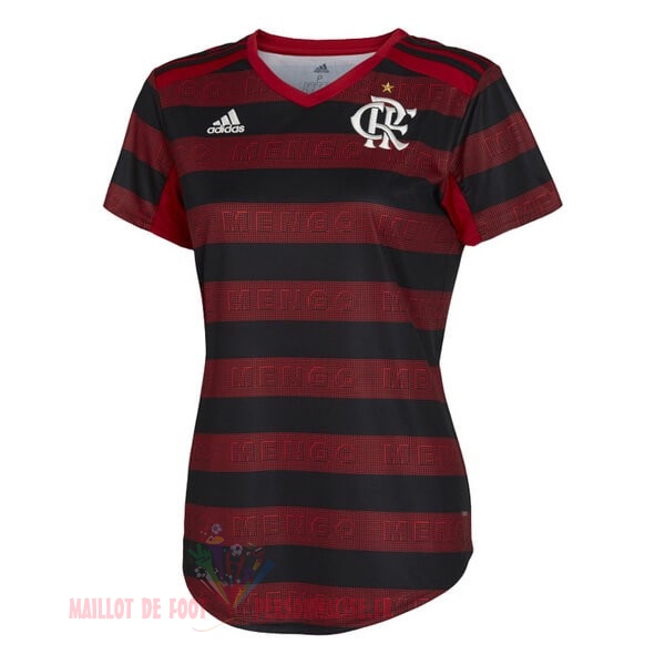 Maillot Om Pas Cher adidas Domicile Maillot Femme Flamengo 2019 2020 Rouge Noir