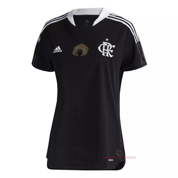 Maillot Om Pas Cher adidas Spécial Camiseta Femme Flamengo 2021 2022 Noir