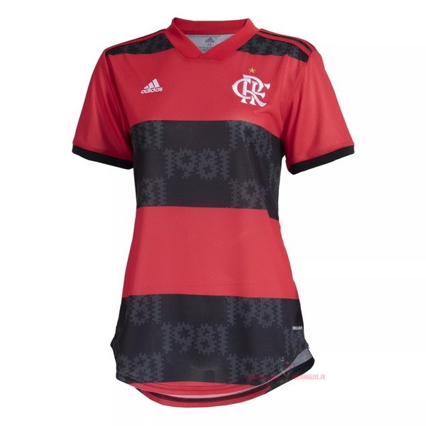 Maillot Om Pas Cher adidas Domicile Maillot Femme Flamengo 2021 2022 Rouge Noir