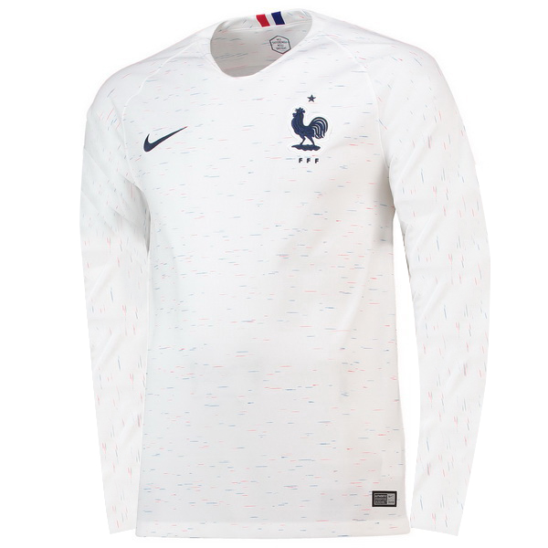 Maillot Om Pas Cher Nike Exterieur Manches Longues France 2018 Blanc