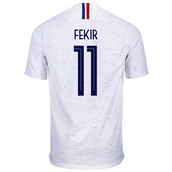Maillot Om Pas Cher Nike NO.11 Fekir Exterieur Maillots France 2018 Blanc