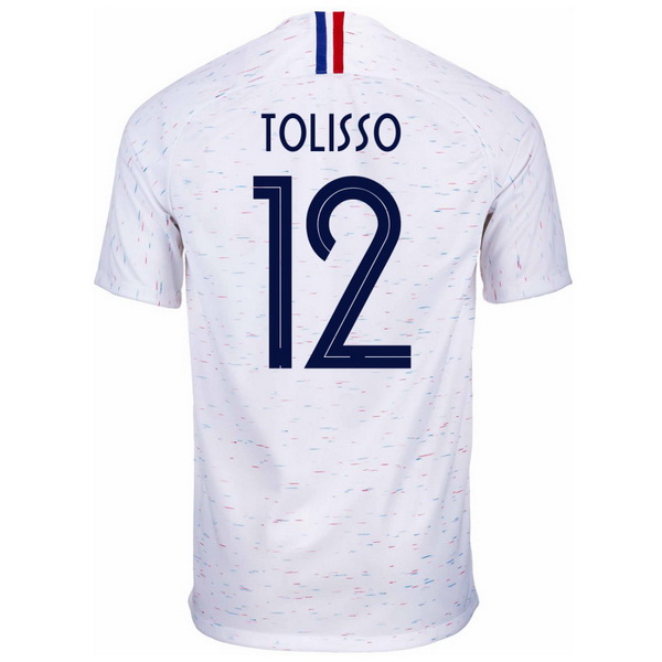 Maillot Om Pas Cher Nike NO.12 Tolisso Exterieur Maillots France 2018 Blanc