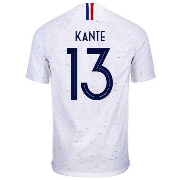 Maillot Om Pas Cher Nike NO.13 Kante Exterieur Maillots France 2018 Blanc