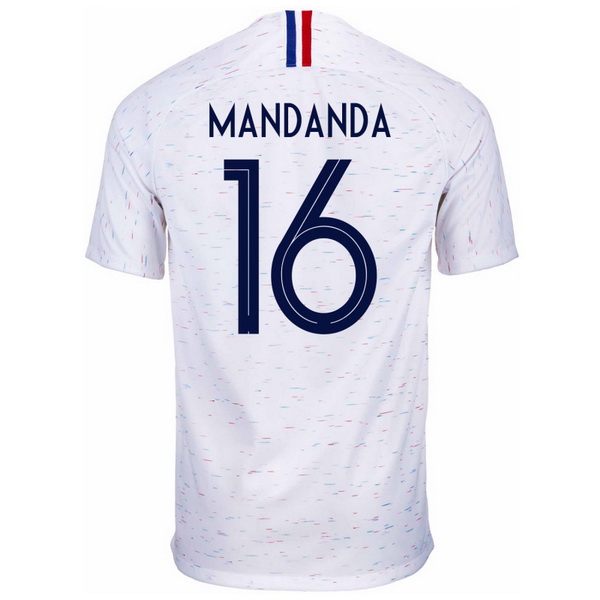 Maillot Om Pas Cher Nike NO.16 Mandanda Exterieur Maillots France 2018 Blanc