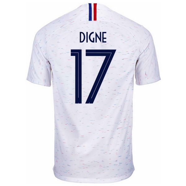 Maillot Om Pas Cher Nike NO.17 Digne Exterieur Maillots France 2018 Blanc