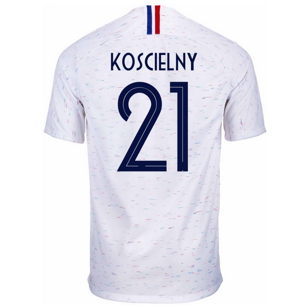 Maillot Om Pas Cher Nike NO.21 Koscielny Exterieur Maillots France 2018 Blanc