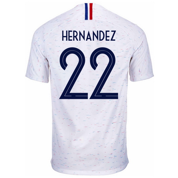 Maillot Om Pas Cher Nike NO.22 Hernandez Exterieur Maillots France 2018 Blanc