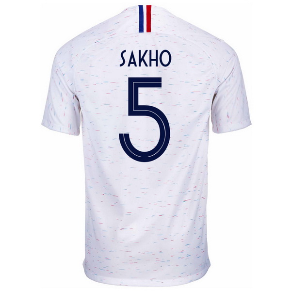 Maillot Om Pas Cher Nike NO.5 Sakho Exterieur Maillots France 2018 Blanc