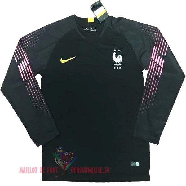 Maillot Om Pas Cher Nike Manches Longues Gardien France 2018 Noir