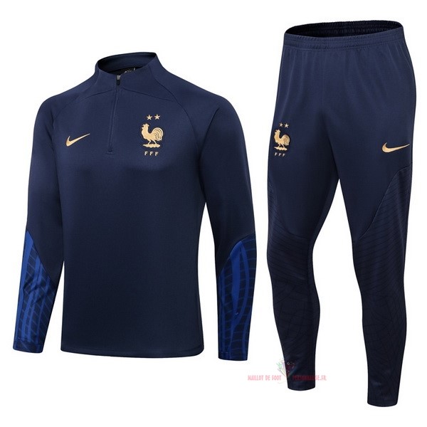 Maillot Om Pas Cher Nike Survêtements France 2022 Bleu Marine