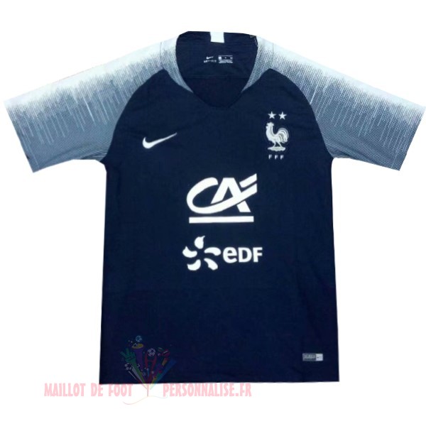 Maillot Om Pas Cher Nike Entrainement France 2019 Bleu Blanc