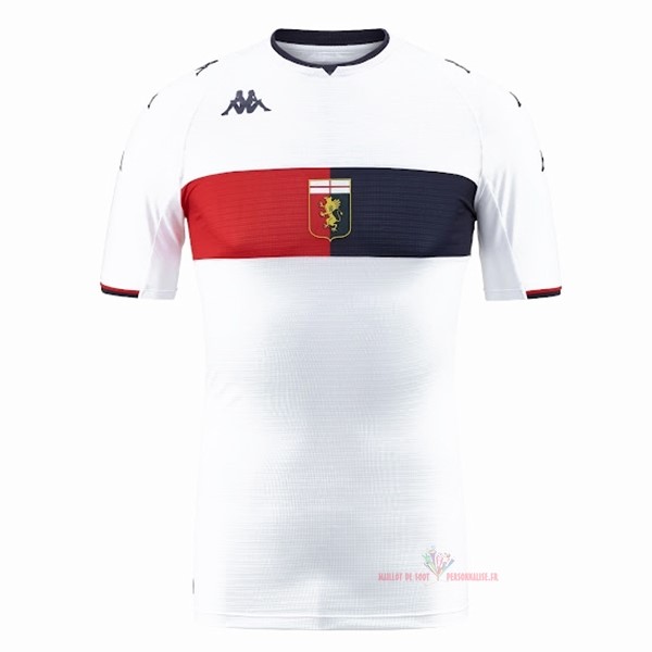 Maillot Om Pas Cher Kappa Thailande Exterieur Camiseta Genoa 2021 2022 Blanc