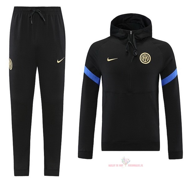 Maillot Om Pas Cher Nike Chaqueta Con Capucha Internazionale Milano 2021 2022 Noir Bleu
