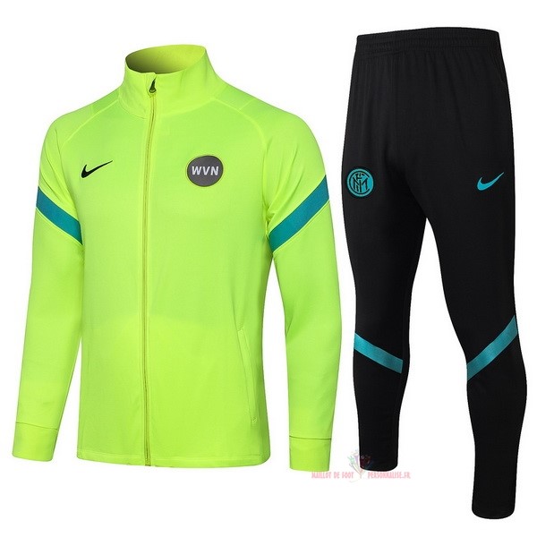 Maillot Om Pas Cher Nike Survêtements Internazionale Milano 2021 2022 Vert Fluorescent