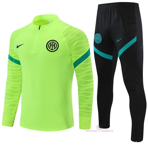 Maillot Om Pas Cher Nike Survêtements Internazionale Milano 2021 2022 Vert Fluorescent Noir