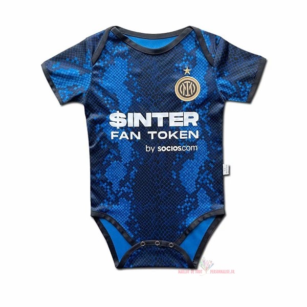 Maillot Om Pas Cher Nike Domicile Onesies Enfant Internazionale Milano 2021 2022 Bleu Noir