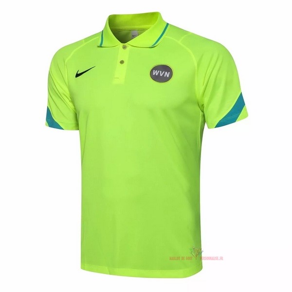 Maillot Om Pas Cher Nike Polo Internazionale Milano 2021 2022 Vert Fluorescent