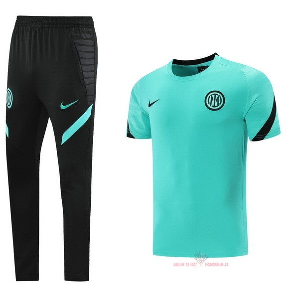 Maillot Om Pas Cher Nike Entrainement Ensemble Complet Internazionale Milano 2021 2022 Noir Vert