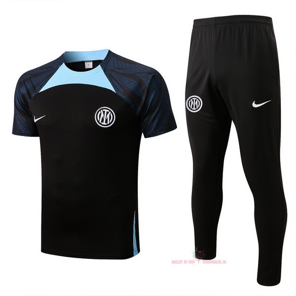Maillot Om Pas Cher Nike Entrainement Ensemble Complet Internazionale Milano 2022 2023 Noir Bleu