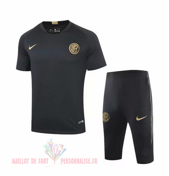 Maillot Om Pas Cher Nike Entrainement Ensemble Inter Milán 2019 2020 Noir Jaune