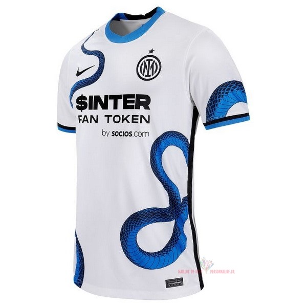 Maillot Om Pas Cher Nike Exterieur Maillot Internazionale Milano 2021 2022 Blanc