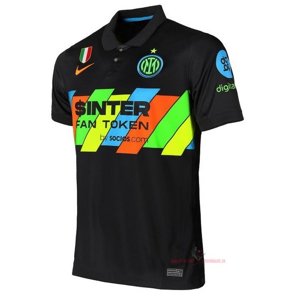 Maillot Om Pas Cher Nike Third Maillot Internazionale Milano 2021 2022 Noir