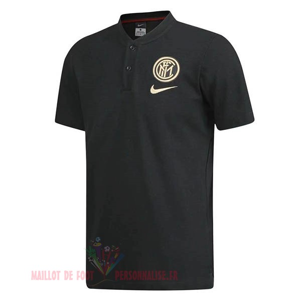 Maillot Om Pas Cher Nike Polo Inter Milán 2019 2020 Noir Jaune