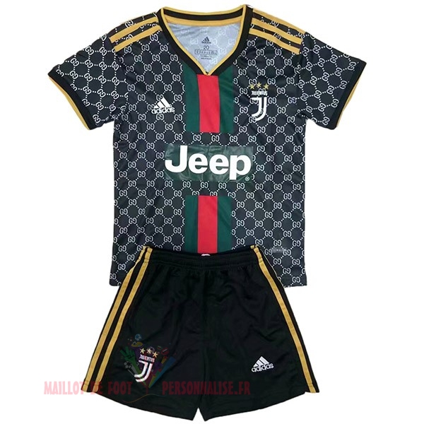 Maillot Om Pas Cher adidas Spécial Ensemble Enfant Juventus 2019 2020 Gris Noir