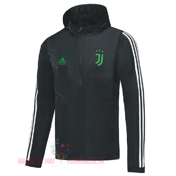 Maillot Om Pas Cher adidas Coupe Vent Juventus 2019 2020 Noir Vert