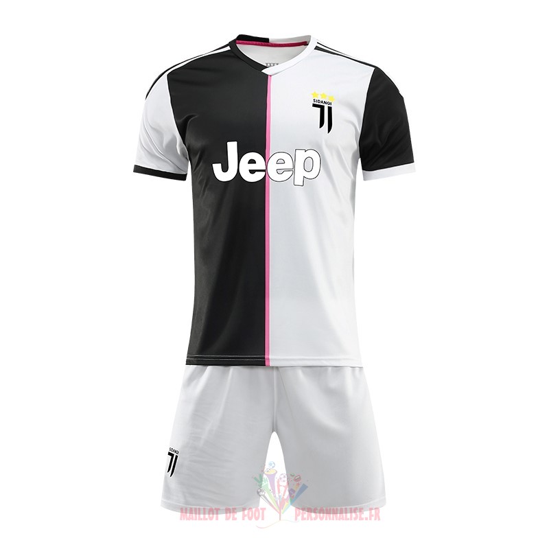 Maillot Om Pas Cher Adidas DomiChili Conjunto De Enfant Juventus 2019 2020 Blanc Noir