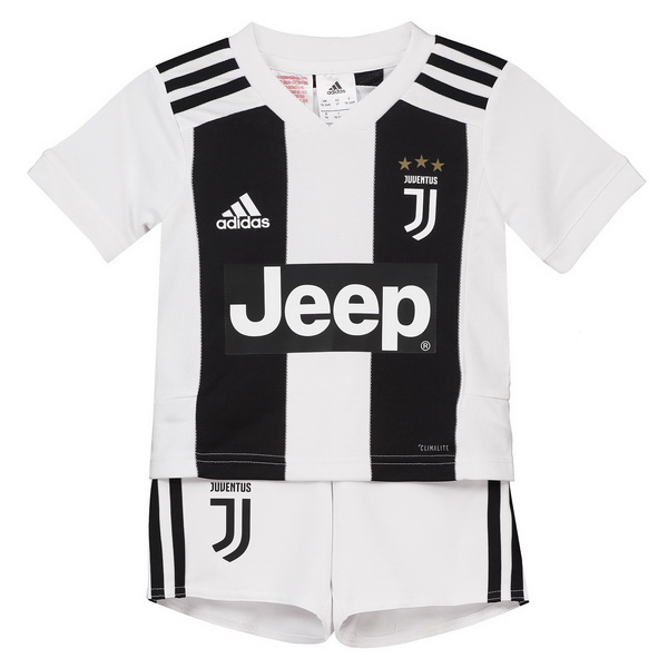 Maillot Om Pas Cher adidas Domicile Ensemble Enfant Juventus 2018 2019 Blanc Noir
