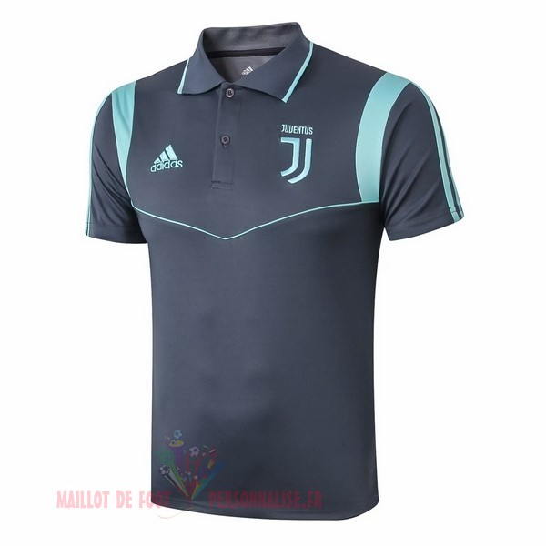 Maillot Om Pas Cher adidas Polo Juventus 2019 2020 Gris Bleu