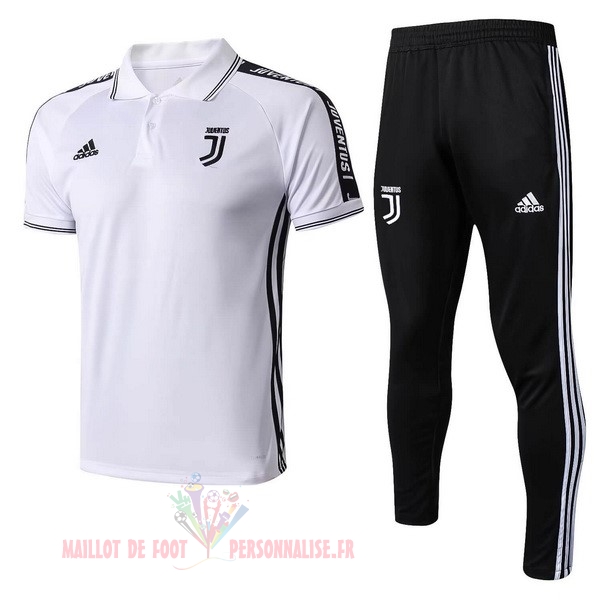 Maillot Om Pas Cher adidas Ensemble Polo Juventus 2019 2020 Blanc Noir