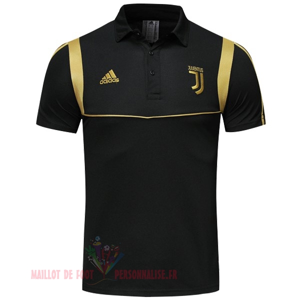 Maillot Om Pas Cher adidas Polo Juventus 2019 2020 Noir Jaune