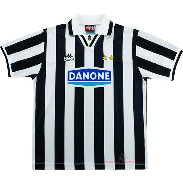 Maillot Om Pas Cher Kappa Domicile Camiseta Juventus Rétro 1994 1995 Noir Blanc