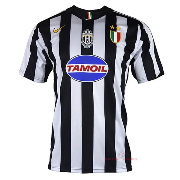 Maillot Om Pas Cher Nike Domicile Camiseta Juventus Rétro 2005 2006 Noir Blanc