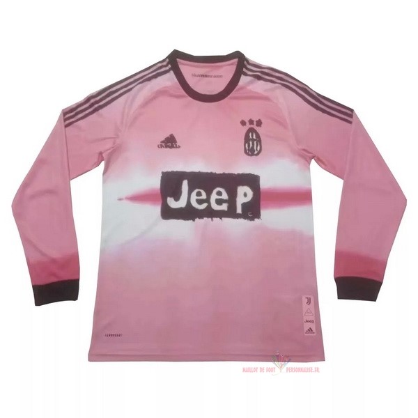 Maillot Om Pas Cher adidas Human Race Manches Longues Juventus 2020 2021 Rose