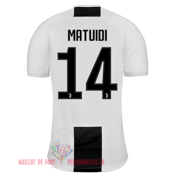 Maillot Om Pas Cher adidas NO.14 Matuidi Domicile Maillots Juventus 18-19 Blanc Noir