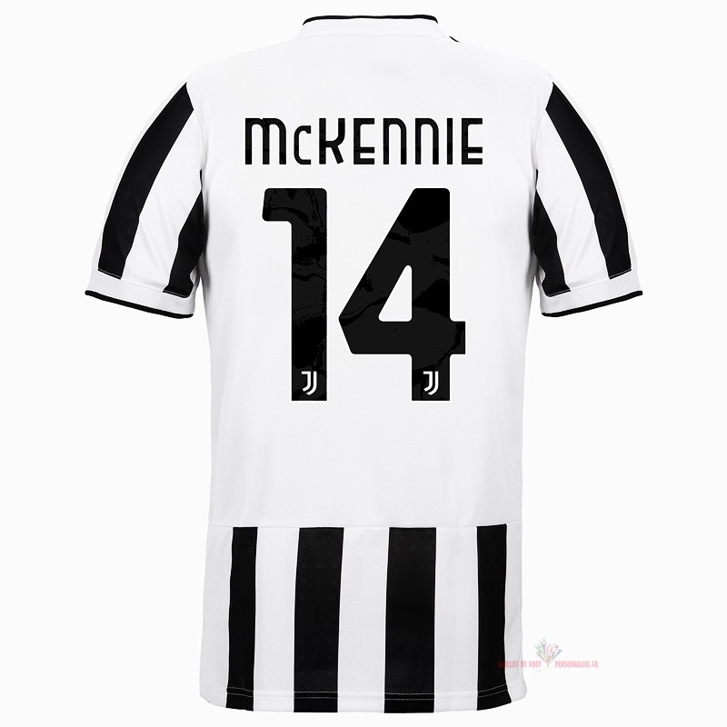 Maillot Om Pas Cher adidas NO.14 McKennie Domicile Maillot Juventus 2021 2022 Blanc Noir