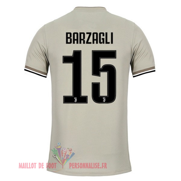 Maillot Om Pas Cher adidas NO.15 Barzagli Exterieur Maillots Juventus 18-19 Marron