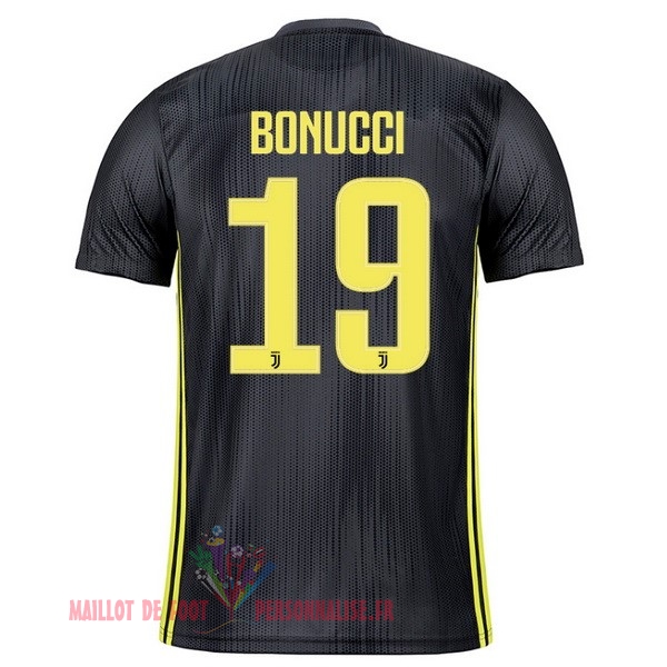 Maillot Om Pas Cher adidas NO.19 Bonucci Third Maillots Juventus 18-19 Gris